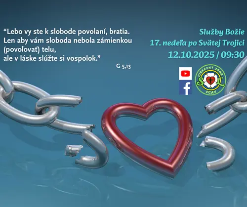 SLUŽBY BOŽIE│17. NEDEĽA PO SVÄTEJ TROJICI│12.10.2025