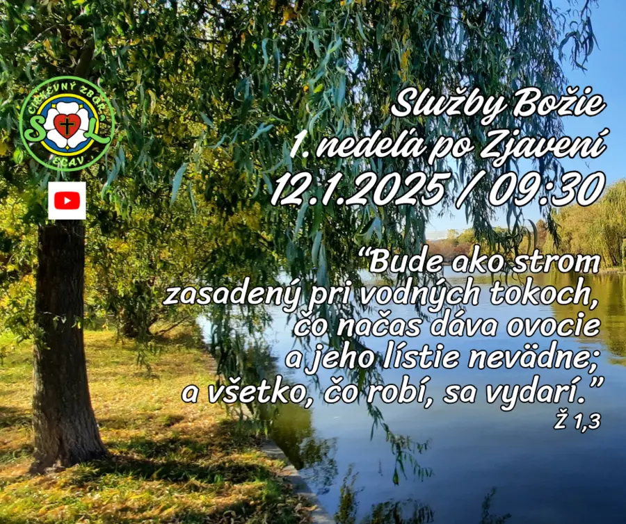 SLUŽBY BOŽIE│1. NEDEĽA PO ZJAVENÍ│12.1.2025