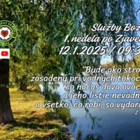 SLUŽBY BOŽIE│1. NEDEĽA PO ZJAVENÍ│12.1.2025