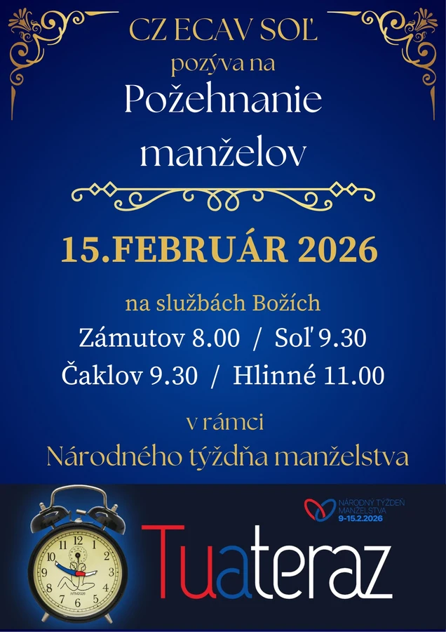 Požehnanie manželov 2026