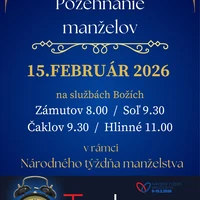 Požehnanie manželov 2026
