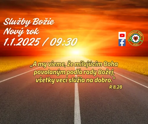 SLUŽBY BOŽIE│NOVÝ ROK│1.1.2025