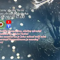 SLUŽBY BOŽIE ǀ STARÝ ROK ǀ 31.12.2025