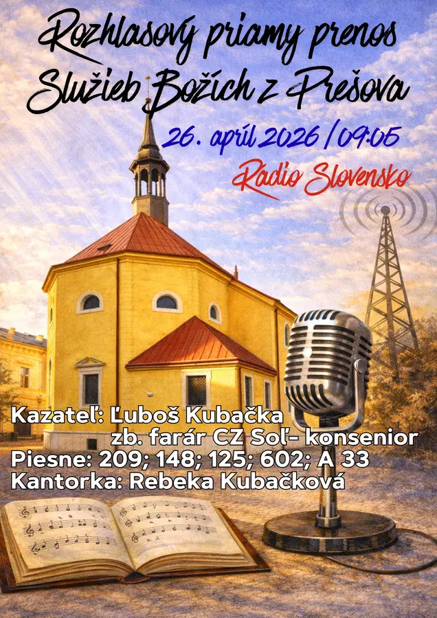 Rozhlasové služby Božie / Kazateľ: Ľuboš Kubačka