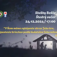 SLUŽBY BOŽIE│ŠTEDRÝ VEČER│24.12.2024