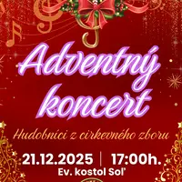 POZÝVAME VÁS NA ADVENTNÝ KONCERT 2025