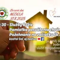 SLUŽBY BOŽIE│ZBOROVÉ DNI│31.8.2025
