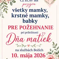 Pozývame mamy pre požehnanie
