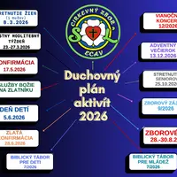 Duchovný plán aktivít 2026