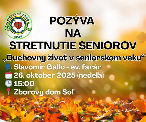 POZVANIE PRE SENIOROV