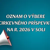 Oznam o výbere CP v Soli